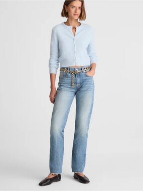Alexa Chung for Madewell Franny Straight Jean in Oakwick Wash